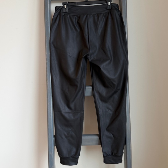 Shannon PasseroFaux Leather Jogger Pants – Size M (Excellent Condition) - Picture 2 of 3